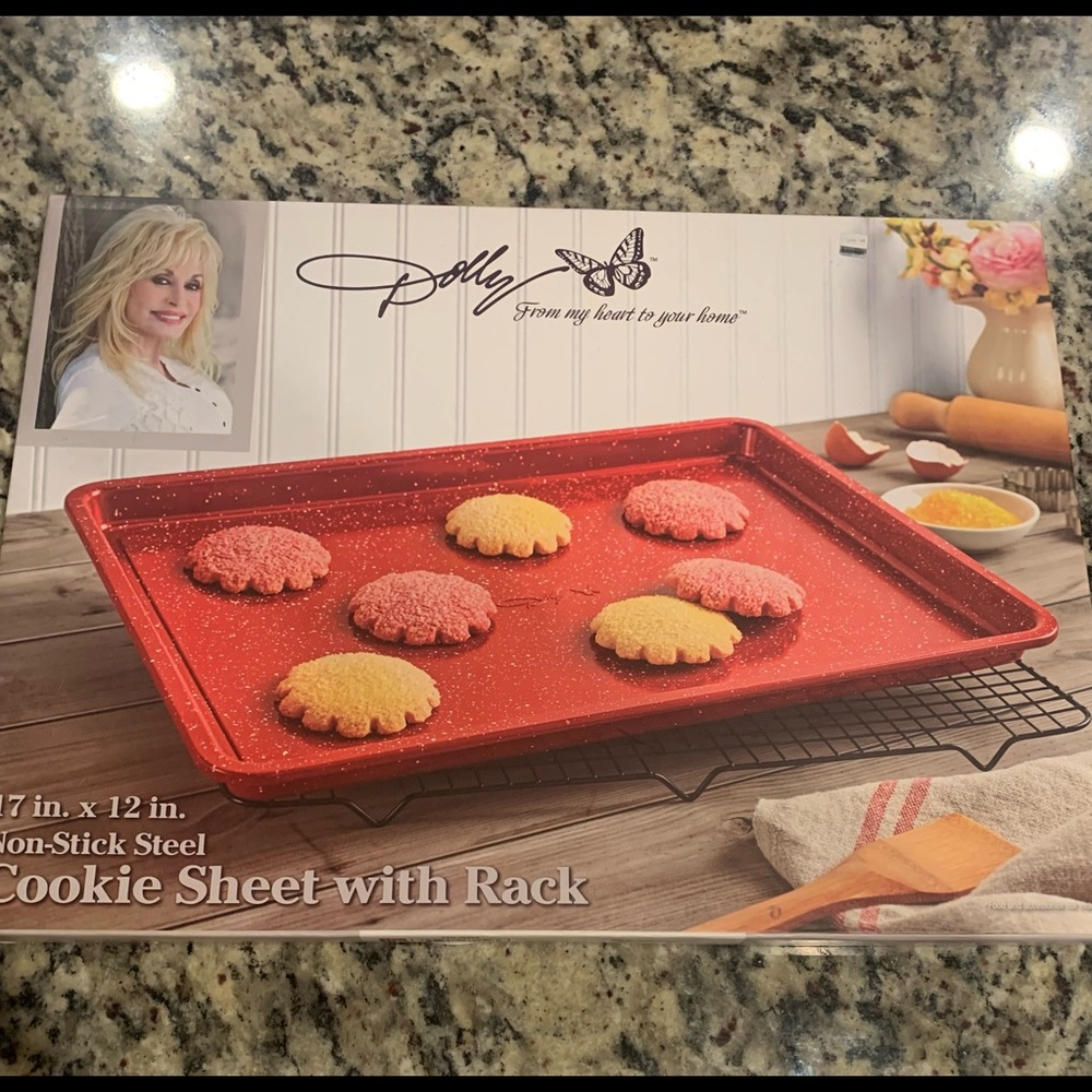 Dolly Parton non- stick cookie sheet